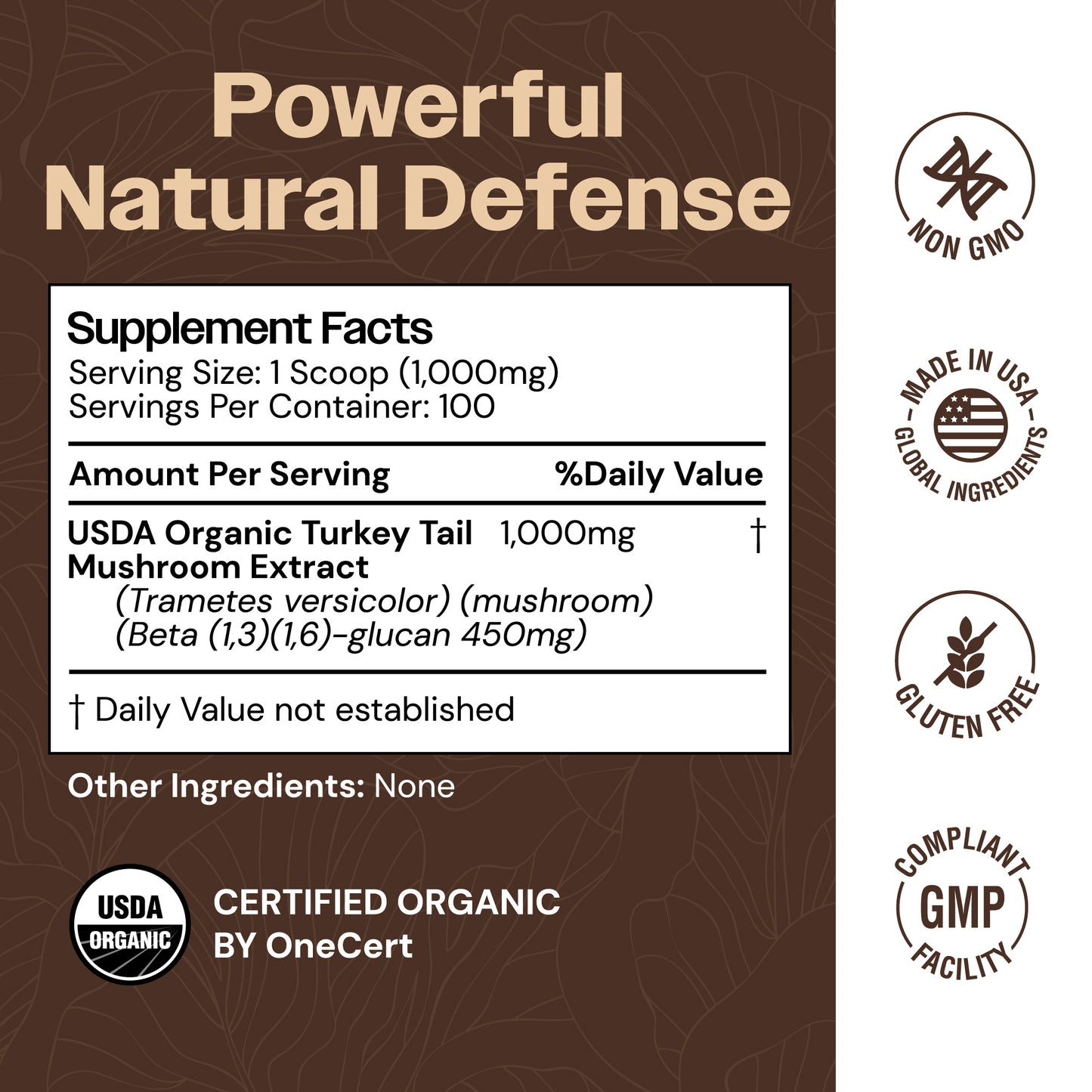 Turkey Tail Mushroom Powder