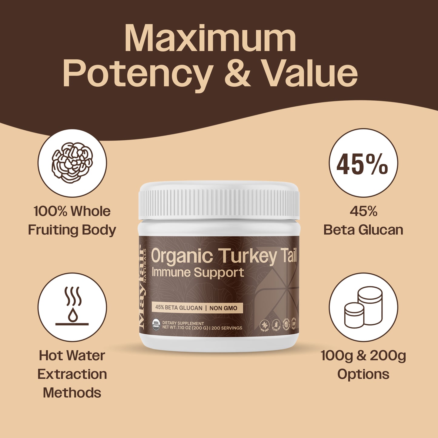 Turkey Tail Mushroom Powder