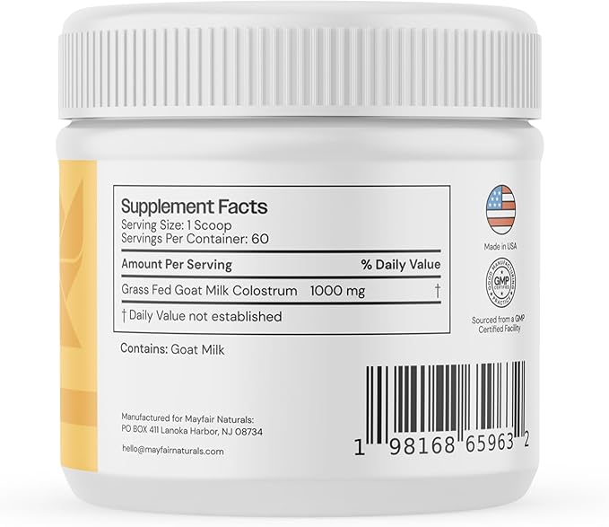 Goat Milk Colostrum Powder 60h