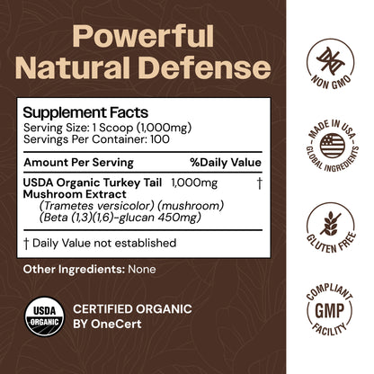Turkey Tail Mushroom Powder