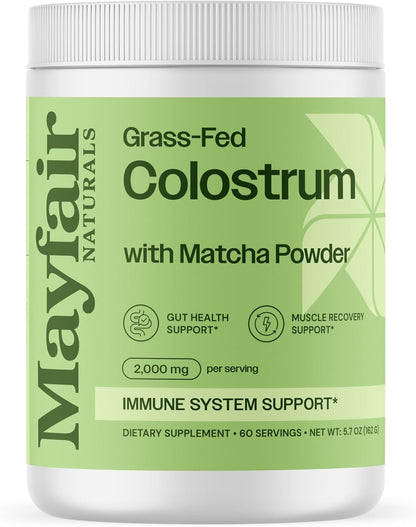 Grass-Fed Bovine Colostrum - Matcha
