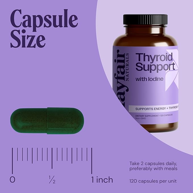 Thyroid Support with Iodine 120 Capsules