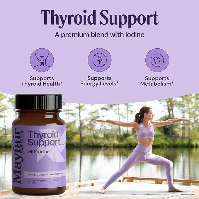 Thyroid Support with Iodine 60 Capsules