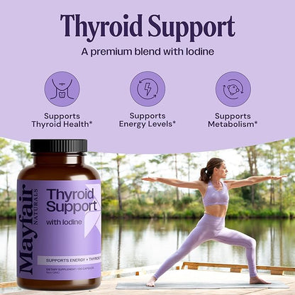 Thyroid Support with Iodine 120 Capsules