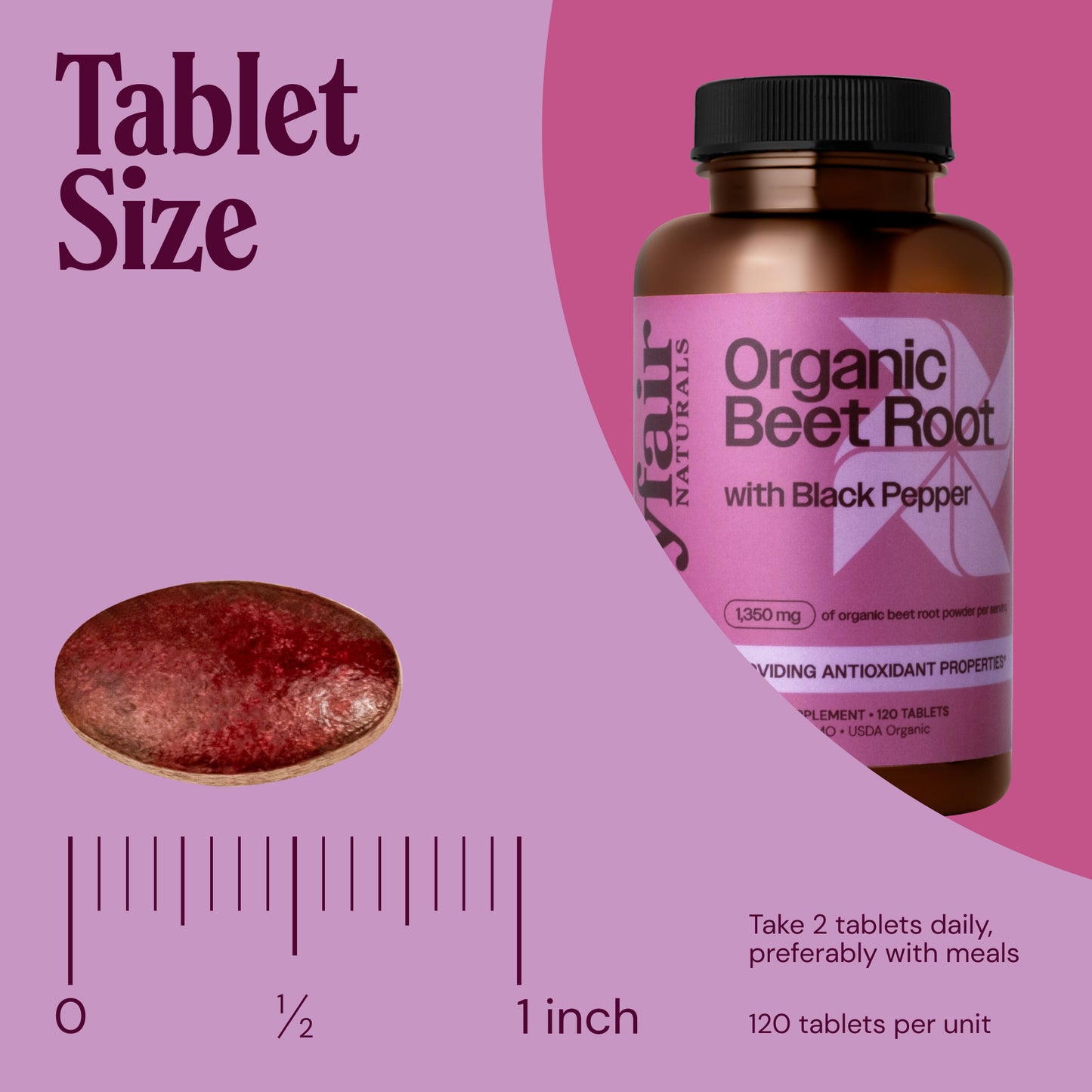 USDA Organic Beet Root with Black Pepper