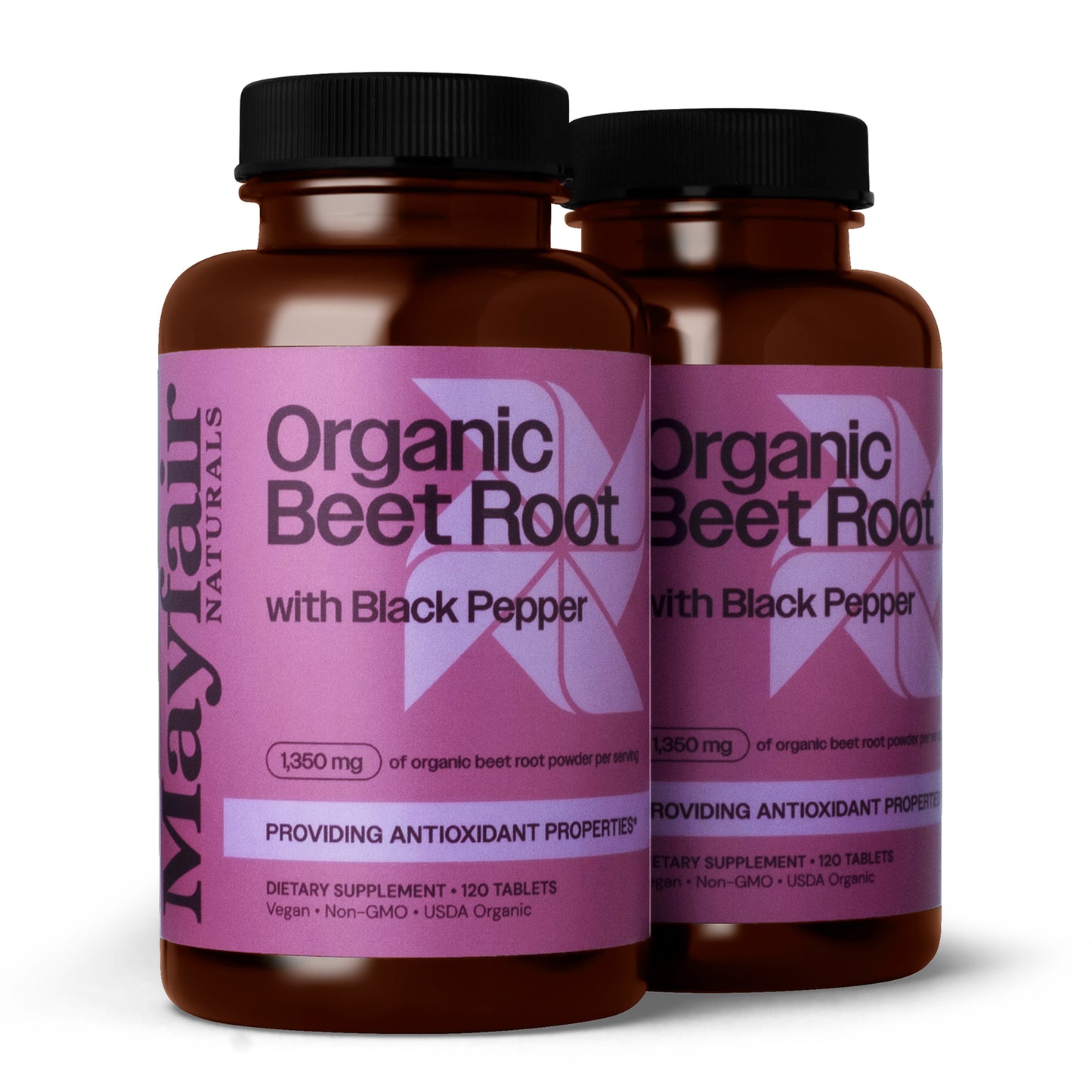 USDA Organic Beet Root with Black Pepper (2 Pack)