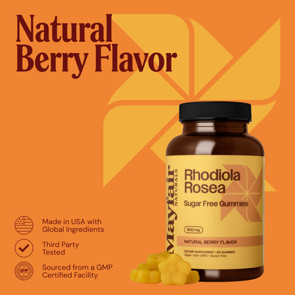 Rhodiola Rosea Sugar-Free Gummies